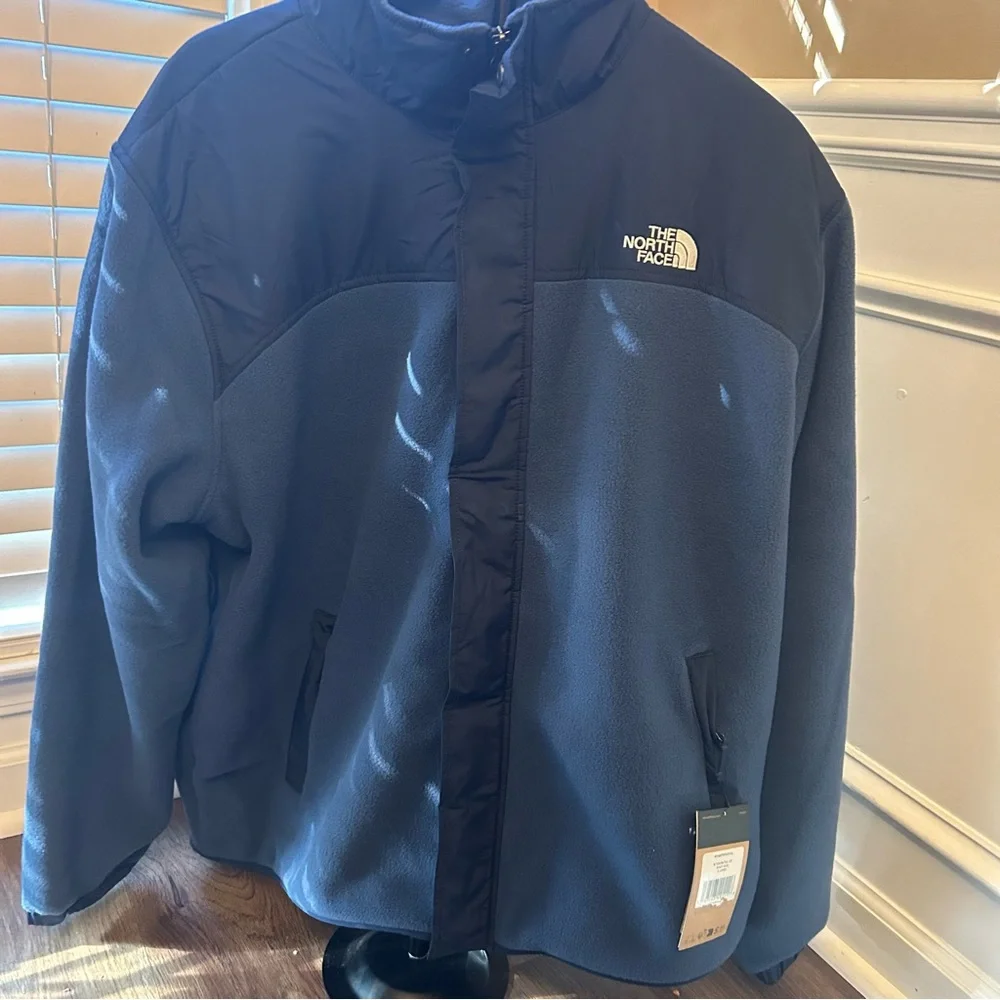 THE NORTH FACE Men's Tundra Full Zip Jacket X-Large Regular, Shady Blue New